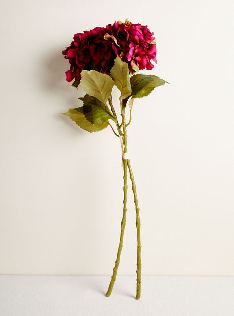 Ramo Hortensia 2 Piezas Fucsia 81 cm-0
