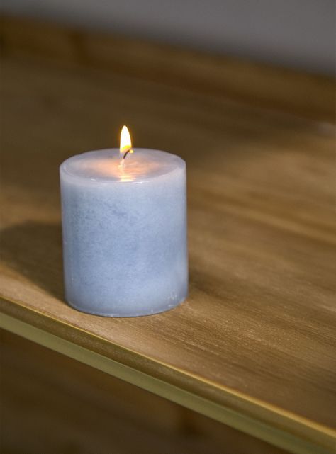 Vela Pilar Celeste 7.5 cm-4