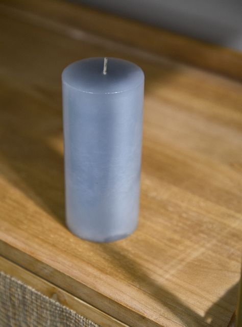 Vela Pilar Celeste 15 cm-1