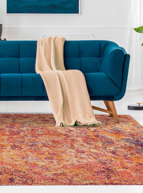 Alfombra Color Cobre Marcado 120 x 170 cm-2