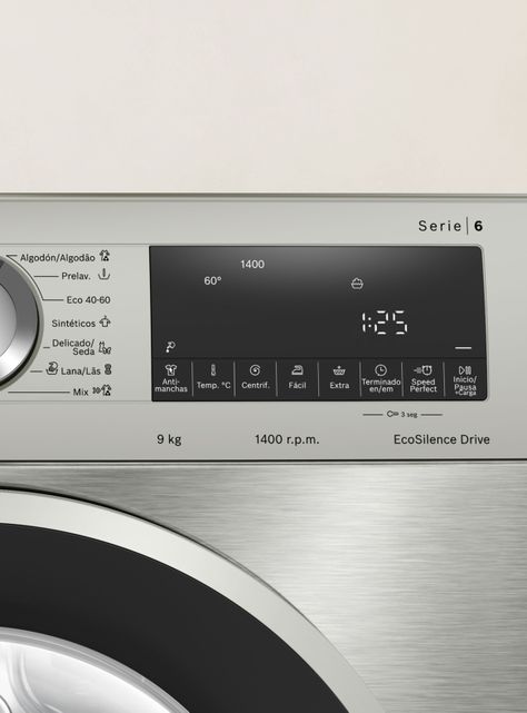 Lavadora Carga Frontal 9 kg WGG1440XES Grafito-4