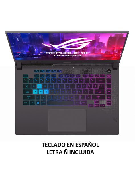 Notebook Gamer ROG Strix G15 G513 AMD Ryzen 9 Serie 6000 NVIDIA GeForce RTX 16GB RAM 512GB SSD 15.6" WQHD 165Hz-5
