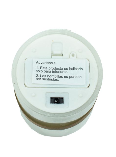 Vela Led Blanca 9 cm-3