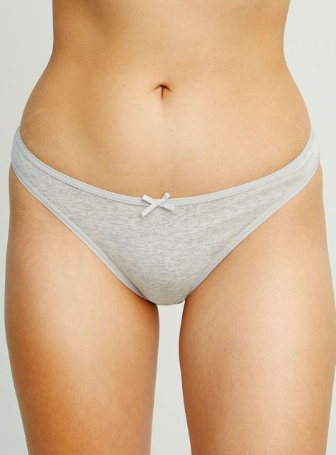Pack 5 Calzón Bikini Algodón Peinado-5
