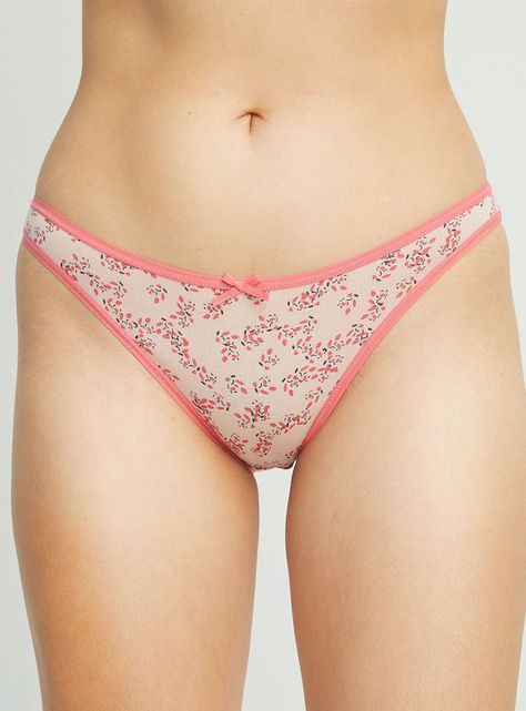 Pack 5 Calzón Bikini Algodón Peinado-4