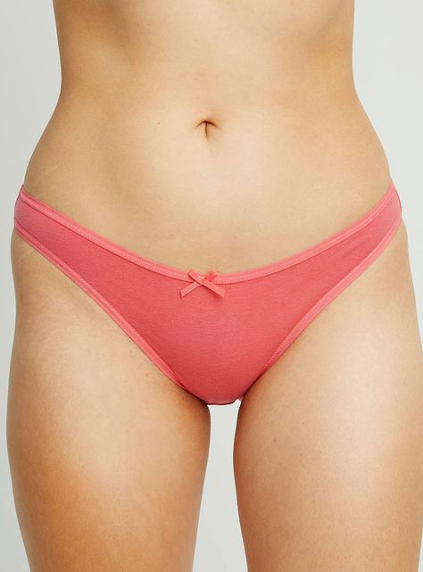 Pack 5 Calzón Bikini Algodón Peinado-2