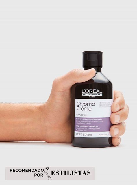 Shampoo Matizador Violeta Cabello Rubio o Platinado Chroma Crème 300 ml-4