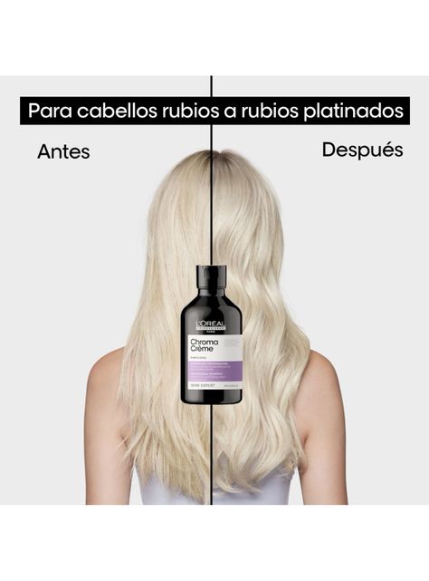 Shampoo Matizador Violeta Cabello Rubio o Platinado Chroma Crème 300 ml-2