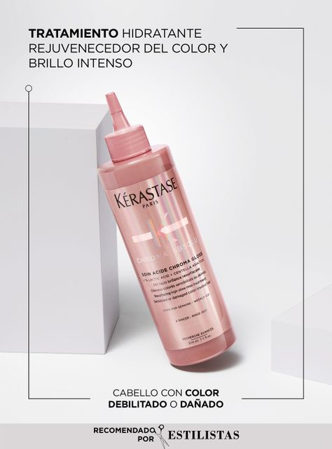 Tratamiento Brillo Sublime Cabello con Color Soin Acide Chroma Gloss Chroma Absolu 210ml-1