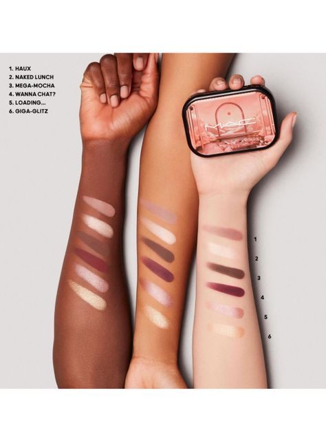 Paleta de Sombras M·A·C Connect In Colour Eye Shadow Palette: Embedded In Burgundy 6.25 g-3