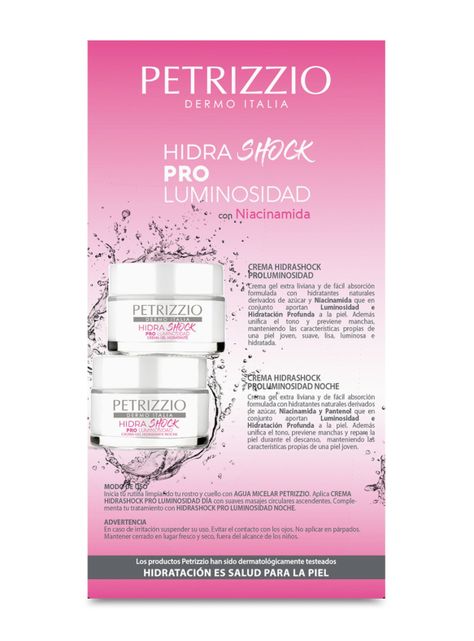 Set de Cremas Hidrashock Pro Luminosidad 50g-2