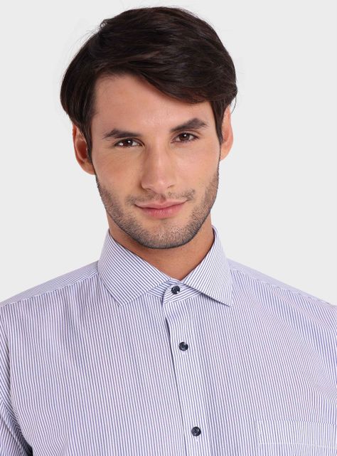 Camisa A Rayas Manga Larga-2