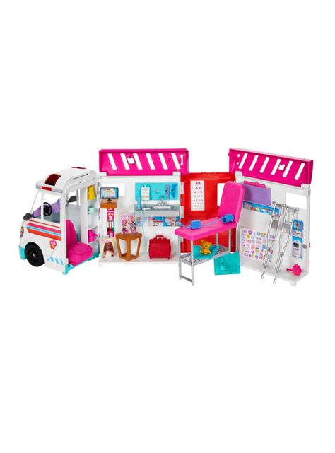 Barbie Profesiones Juego Clínica Atención Médica-2