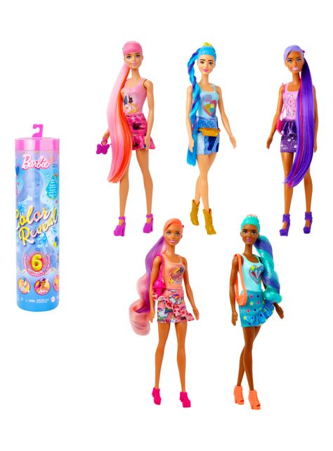 Barbie Color Reveal Muñeca Looks de Mezclilla-0