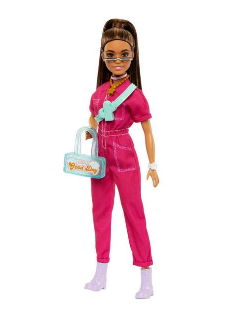Barbie La Película Muñeca Traje Rosa-0