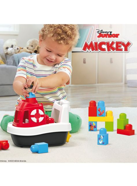 Juguete de Construcción Clásico Bote de Mickey-4