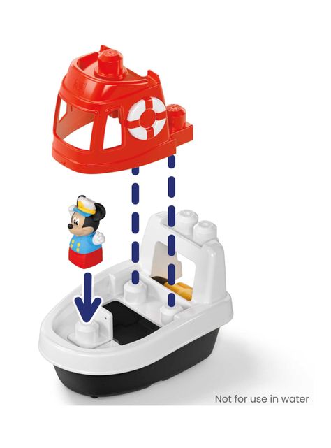 Juguete de Construcción Clásico Bote de Mickey-2