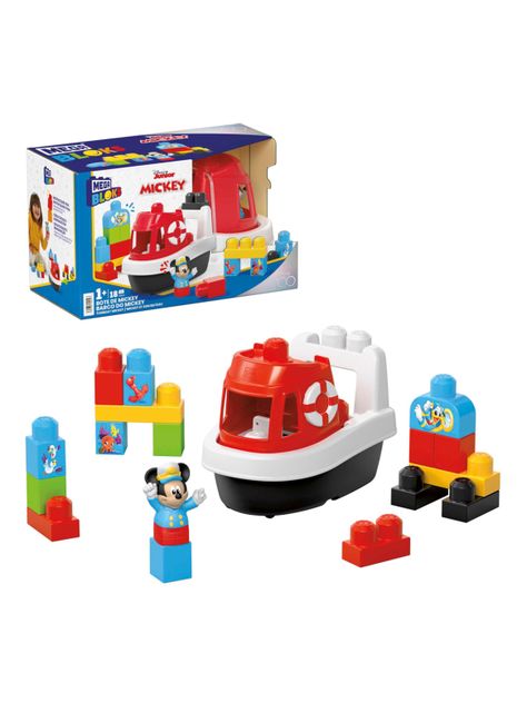 Juguete de Construcción Clásico Bote de Mickey-0