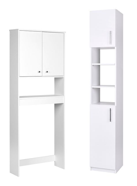 Estante 2 Puertas + Estante Organizador Baño-0