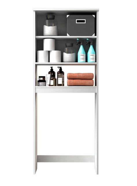 Estante 2 Puertas + Estante Organizador Baño-3