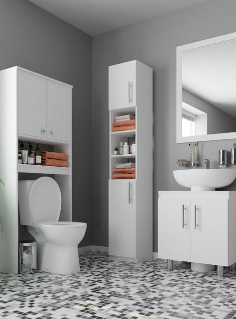 Estante 2 Puertas + Vanitorio + Estante Organizador-5