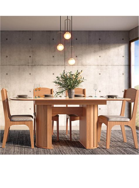 Juego Comedor Extensible + 6 Sillas-0