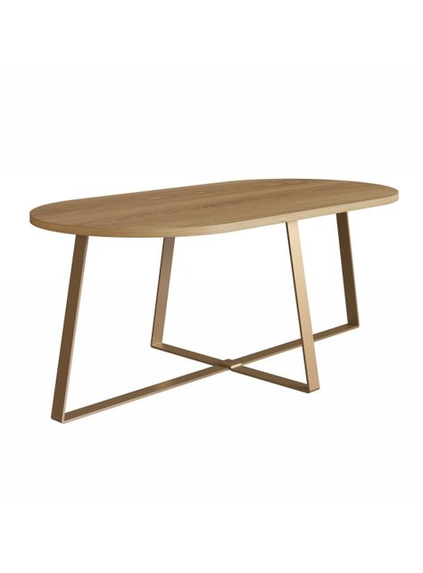 Mesa de Centro 45x90 cm Ovalada-0
