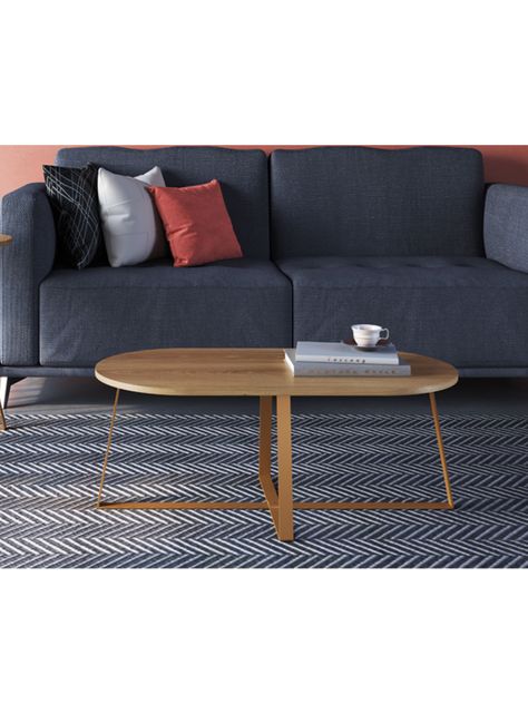 Mesa de Centro 45x90 cm Ovalada-2