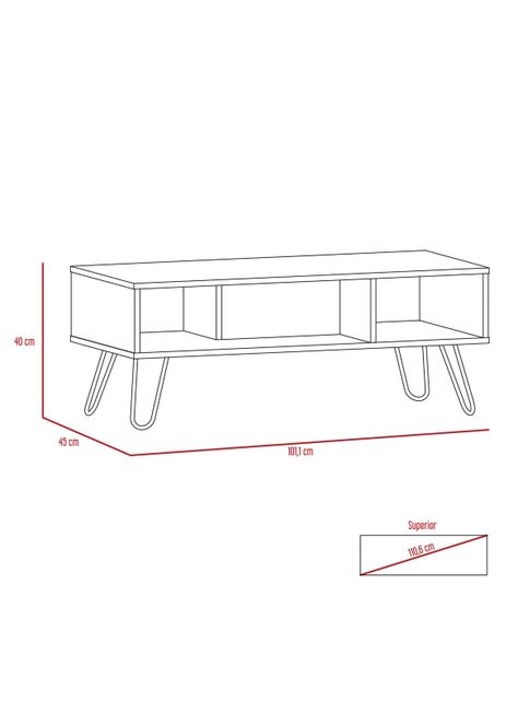 Mesa TuHome de Centro Vassel Miel Plomo TuHome-1