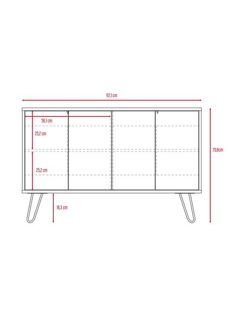 Buffet Vassel Miel Plomo TuHome-2