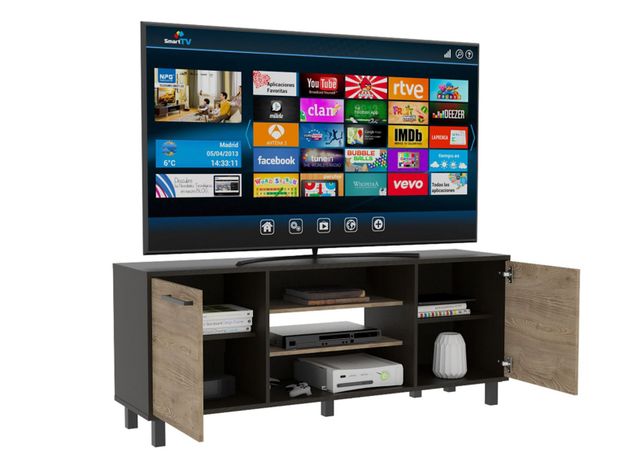 Rack TuHome TV 65" Kaia Wengue Miel TuHome-0