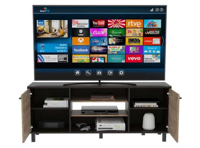 Rack TuHome TV 65" Kaia Wengue Miel TuHome-5