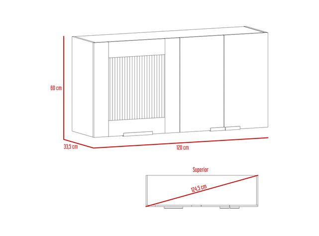 Mueble de Cocina Superior Fendi TuHome-2