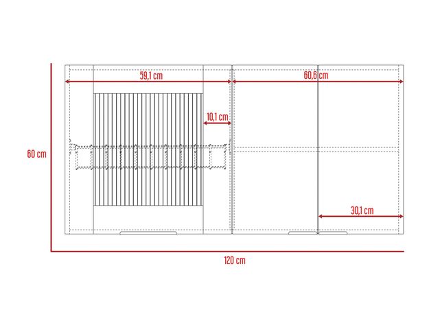 Mueble de Cocina Superior Fendi TuHome-1