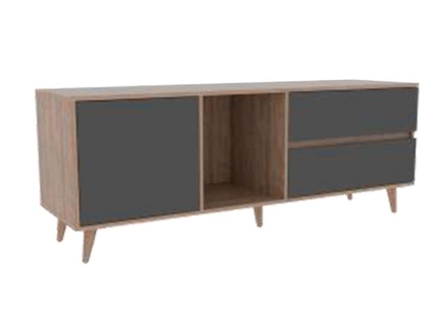 Rack TuHome TV 60" Salem Miel Plomo-0