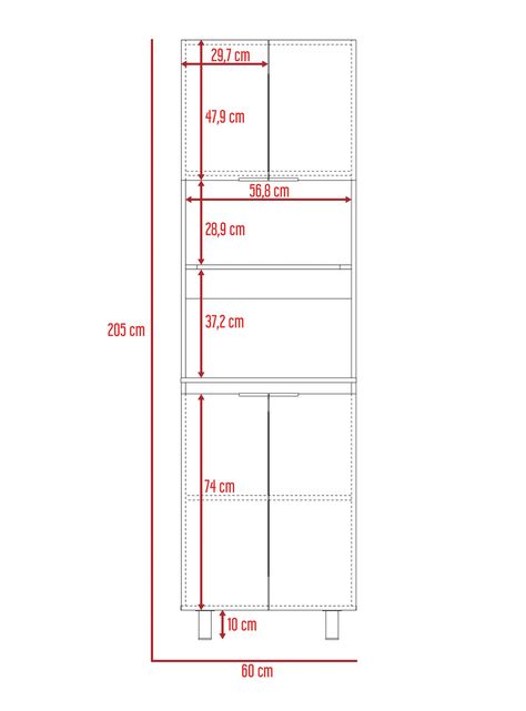 Mueble Microondas Fendi TuHome-1