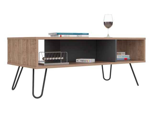 Combo Muebles Vassel Miel Plomo Buffet + Mesa de Centro TuHome-7