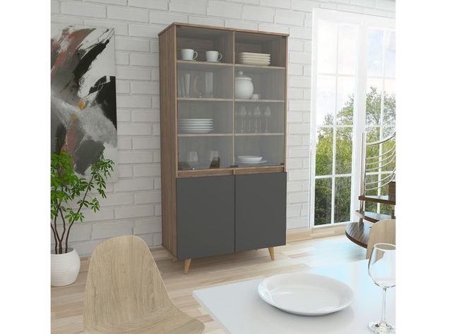 Vitrina Salem Miel Plomo TuHome-3