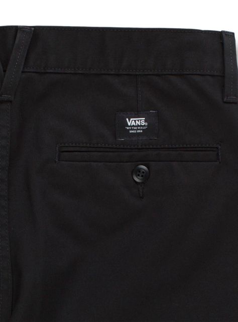 Pantalón Tiro Bajo Negro Authentic Chino Slim Pant Black-3