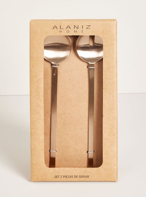 Set de 2 Piezas para Servir Cobre-2