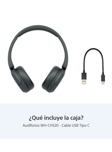 Audífonos Inalámbricos WH-CH520 Negro-1