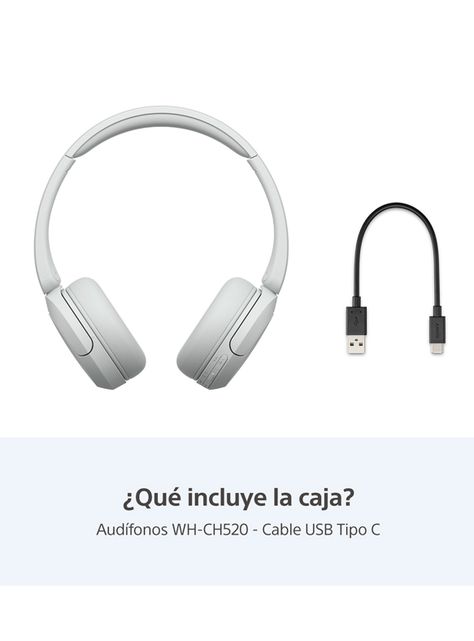 Audífonos Inalámbricos WH-CH520 Blanco-1