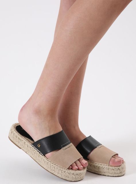 Sandalia Yute Doble Strap Cuero Mujer-1
