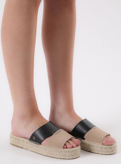 Sandalia Yute Doble Strap Cuero Mujer-0