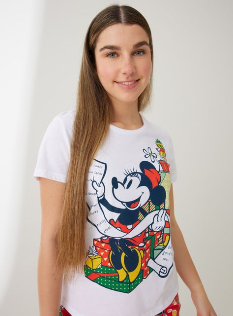 Pijama Licencia Disney Navidad Minnie-2