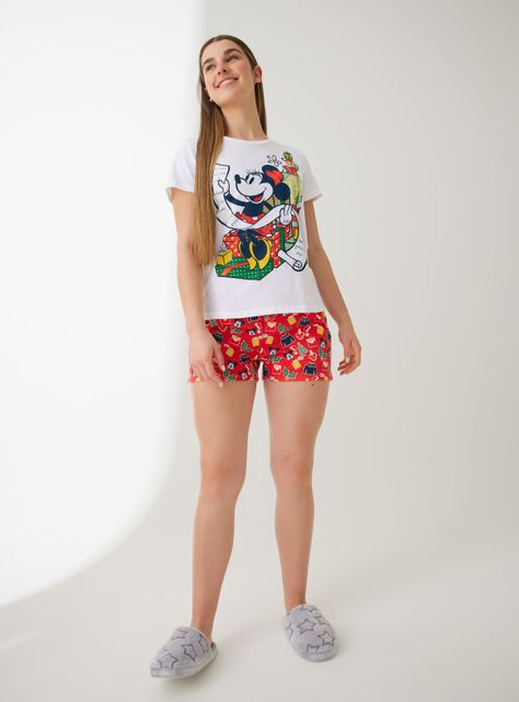 Pijama Licencia Disney Navidad Minnie-4