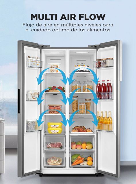 Refrigerador Side by Side No Frost 432 Litros MDRS619FGE46-5
