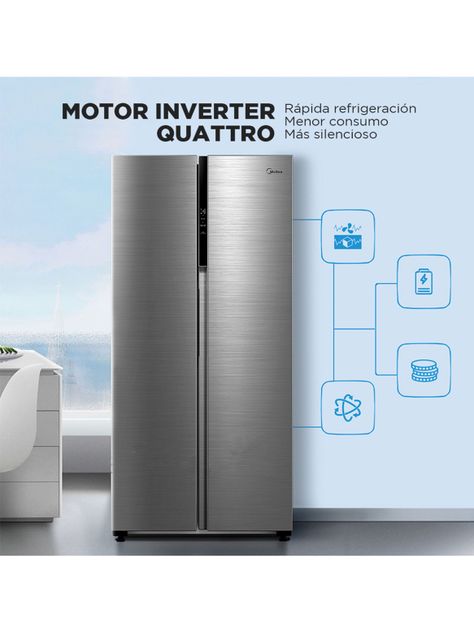 Refrigerador Side by Side No Frost 432 Litros MDRS619FGE46-4