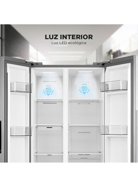Refrigerador Side by Side No Frost 432 Litros MDRS619FGE46-7
