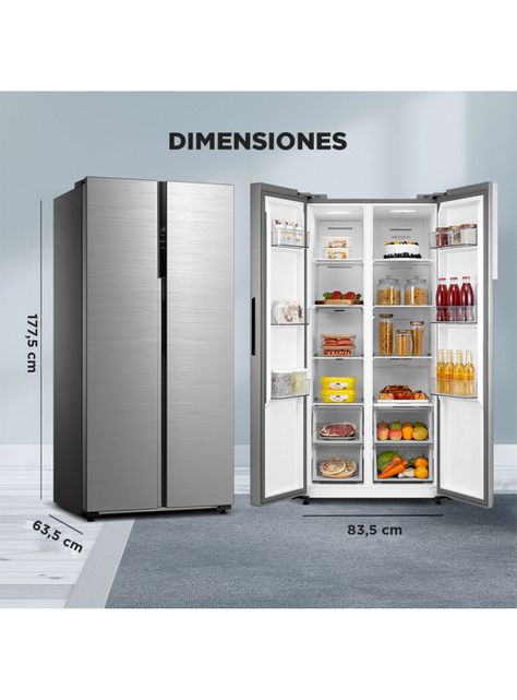 Refrigerador Side by Side No Frost 432 Litros MDRS619FGE46-1
